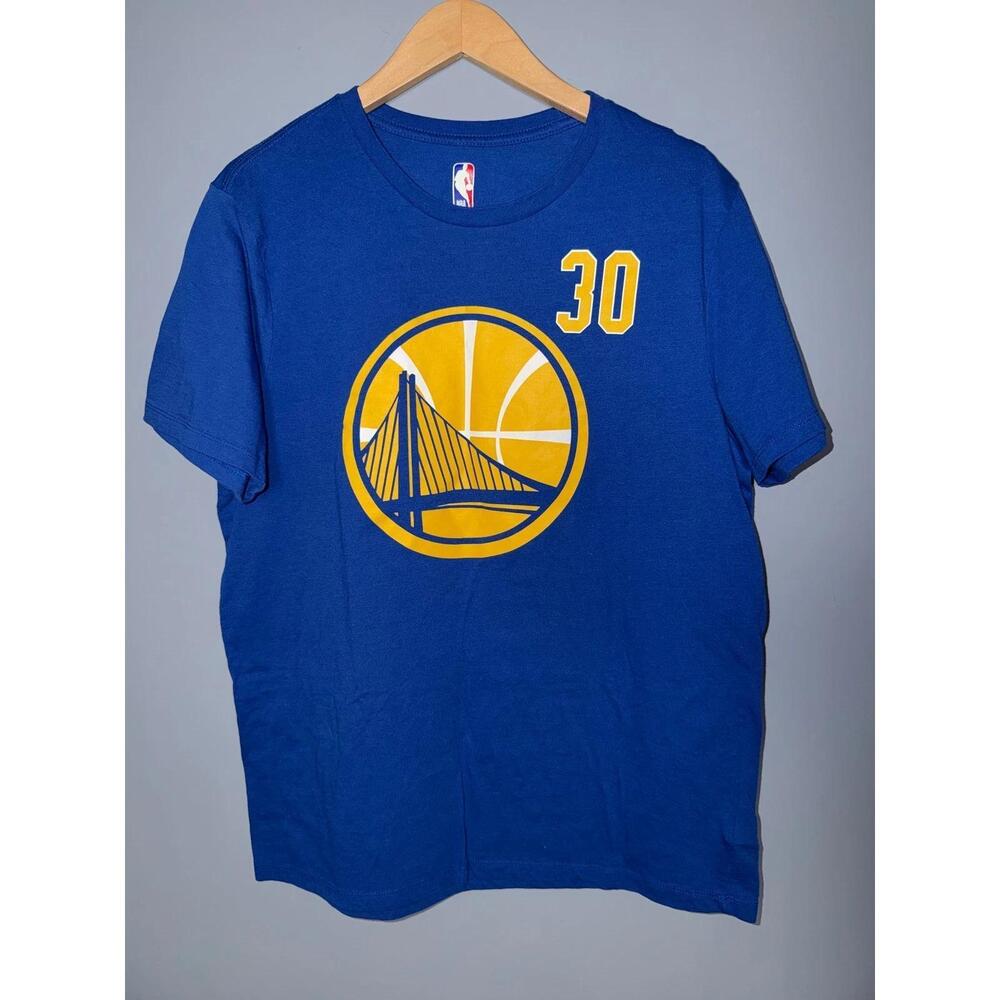Golden State Warriors Stephen Curry 30 Blue Nba T Shirt Mens